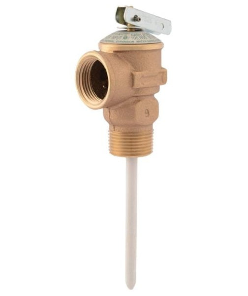 Cash Acme 23576-0150 Lead Free Relief Valve, 3/4" FNPT