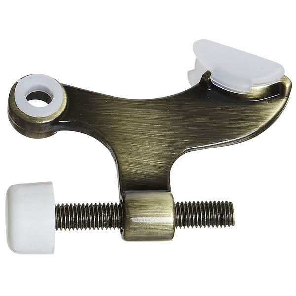 National Hardware N279-703 V227 Hinge Pin Door Stops, Antique Brass
