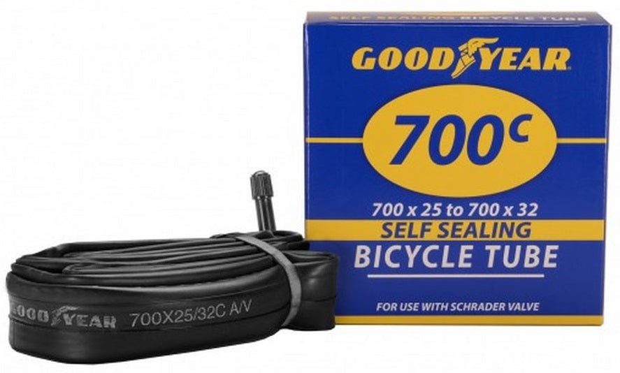 Goodyear 95202 Self-Sealing Bicycle Tube fits 700 x 25/32c Tire