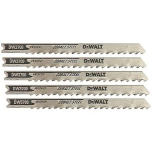 DeWalt DW3712-5 4" 10TPI LAMINATE DOWN CUTTING COBALT JIG SAW BLADE