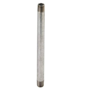 Worldwide Sourcing GN 1X24-S Galvanized Pipe Nipple, 1" x 24"