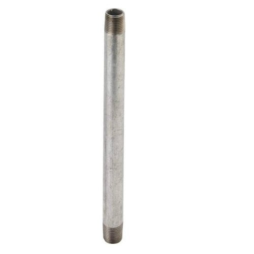 Worldwide Sourcing GN 1X24-S Galvanized Pipe Nipple, 1" x 24"