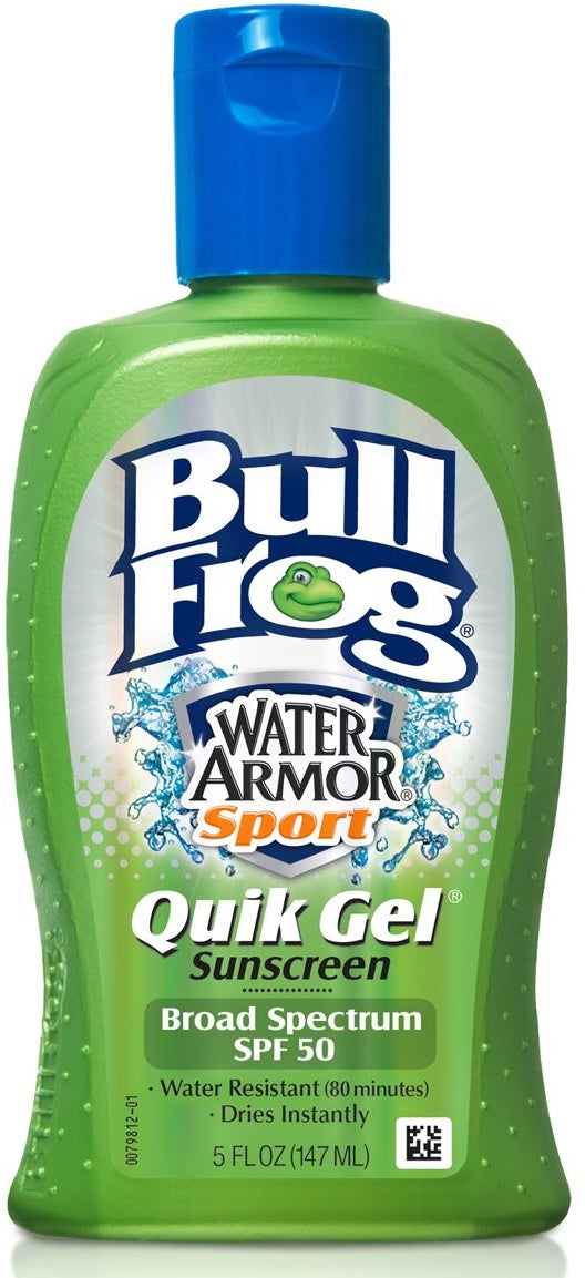 BullFrog 31653-600-DM06 Water Armor Sport Quik Gel, SPF 50, 5 OZ