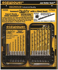 Eazypower 32550 Twist Drill Bit Sets, 9", 14 Piece