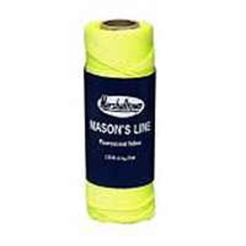 Marshalltown 632 Fluorescent Braided Nylon Mason Line 250&#039;, Yellow