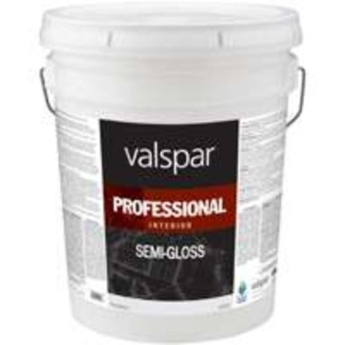 Valspar 045.011900.008  Professional Interior Semi-Gloss Latex Paint, hi hide white