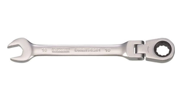 DeWalt DWMT75201OSP Metric Flex Head Combination Wrench, 10mm