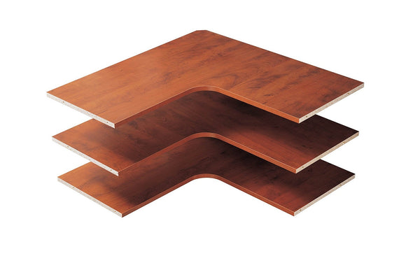 Easy Track RS3003-C Corner Shelves, Cherry, 14" Deep