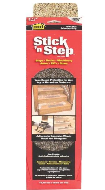 M-D Building Products 46620 Stick N Step Anti-Skid Strips, Natural, 2.75"x14"