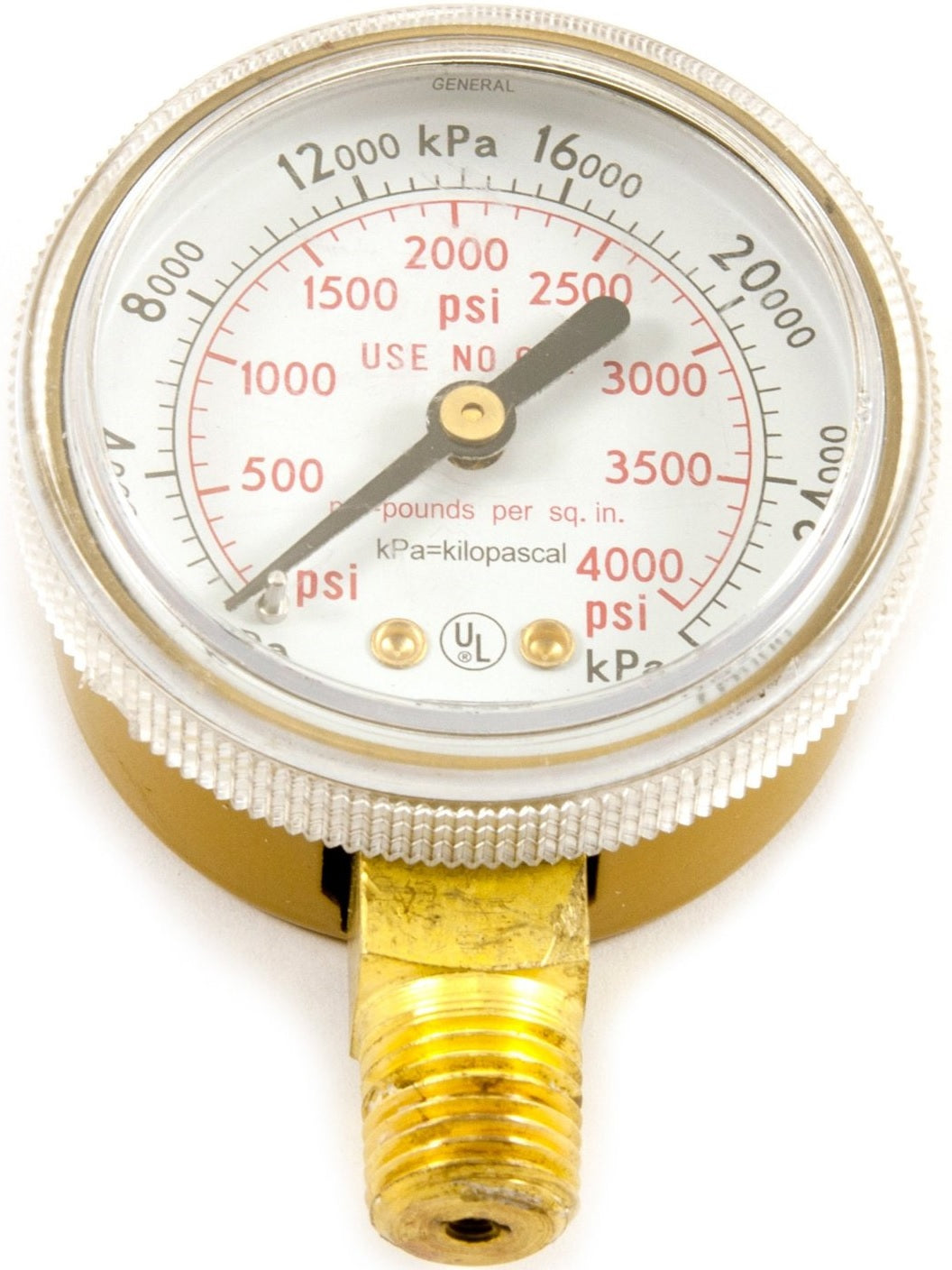 Forney 87727 Oxygen Gauge, 0-4000 PSI