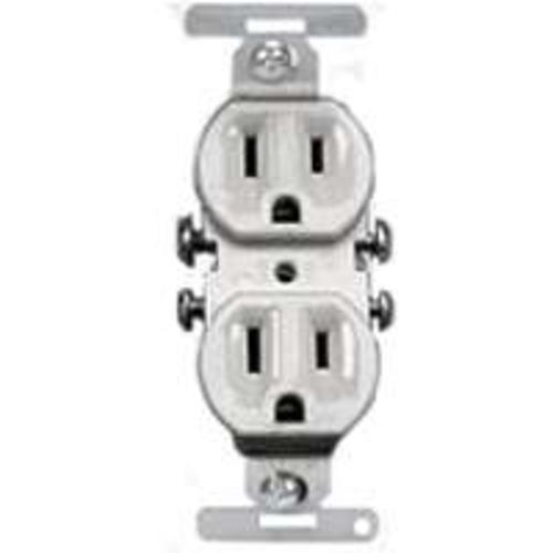 Cooper Wiring 5270W-BU Duplex Receptacle, White
