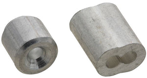 National Hardware N830-351 Aluminum Ferrule & Stop, 3/32", 180 Lb