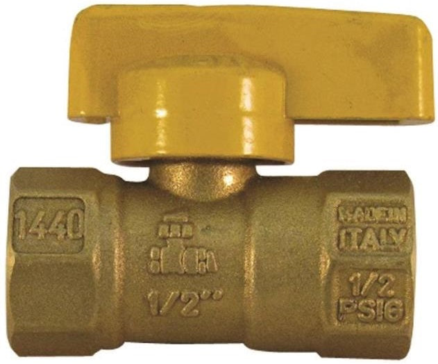 Pro-Flex PFGVO-F12B Gas Valve, 1/2" x 1/2"