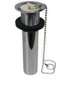 Worldwide Sourcing TW0911-3L PO Plug Drain with Stop, 1-1/4" X 5", Chrome