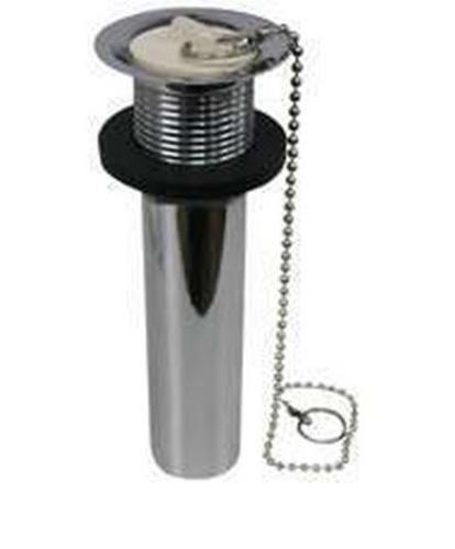 Worldwide Sourcing TW0911-3L PO Plug Drain with Stop, 1-1/4" X 5", Chrome