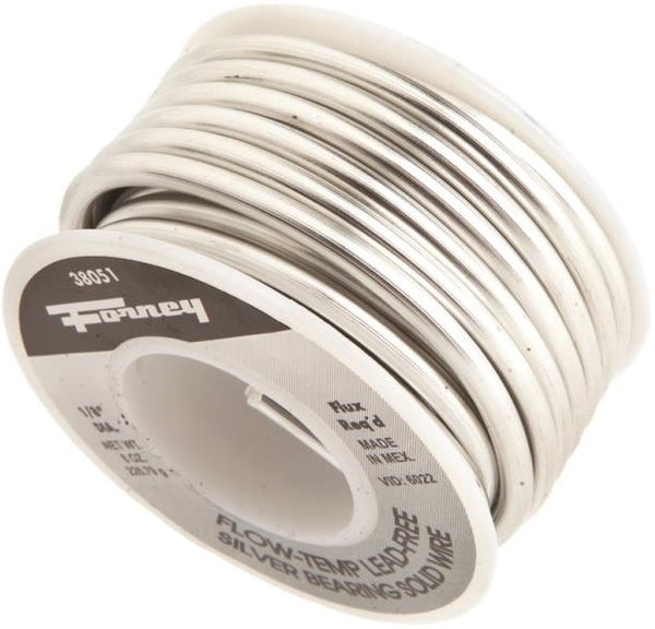 Forney 38051 Lead Free Solder, 1/8", Silver