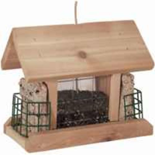 Heath 655 Gatehouse Suet-n-Seed Bird Feeder, Holds 3 Lbs