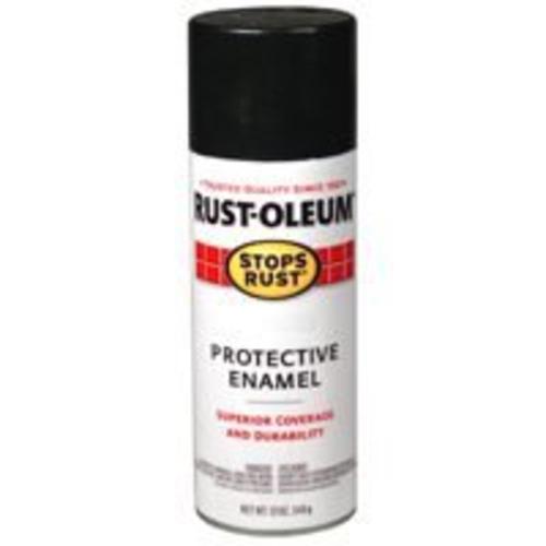 Rust-Oleum 214087 Stops Rust Gloos Protective Enamel Spray, 12 Oz, Army Green