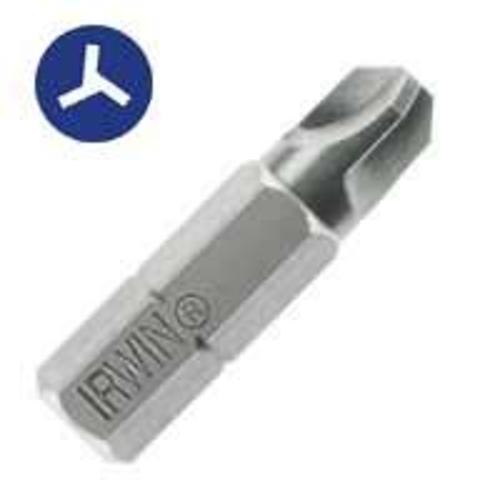 Irwin 3053033 Tri-Wing Insert Bit, 1"