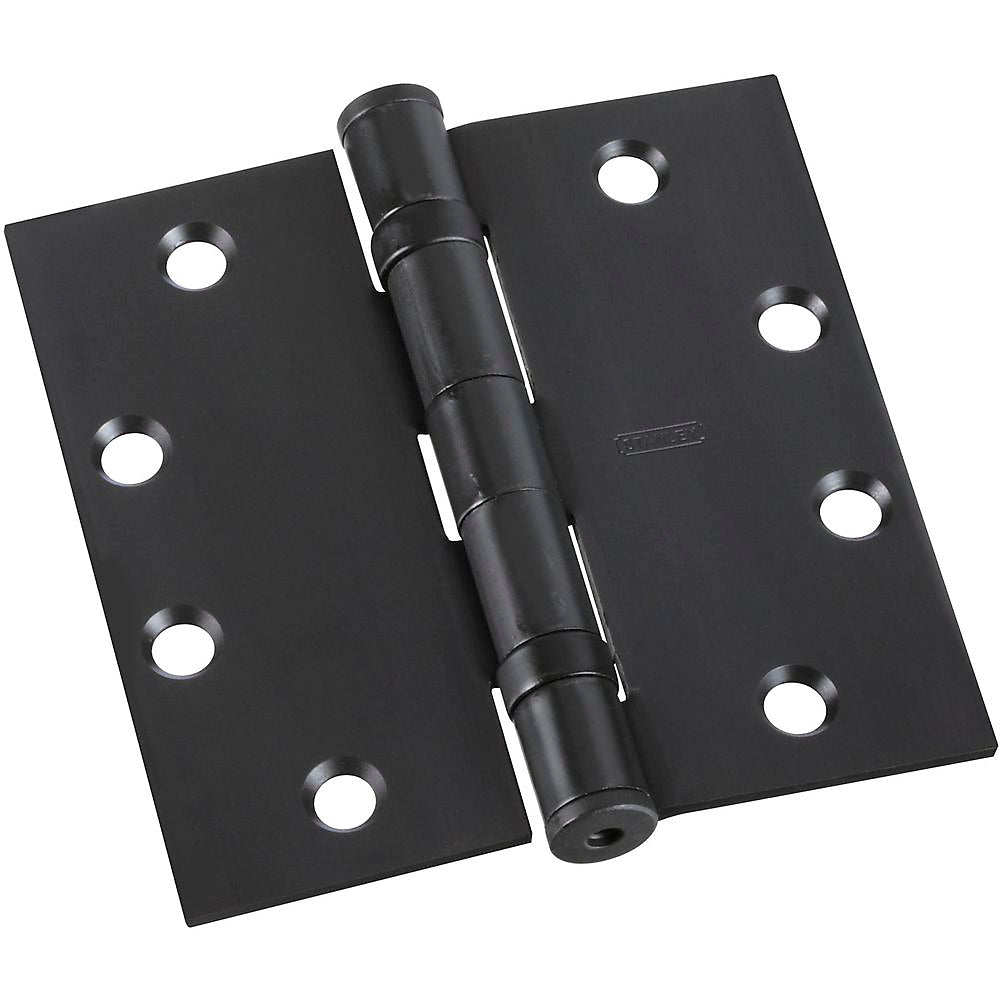 Stanley S838-722 179 Ball-Bearing Hinges, 4-1/2", Oil Rubbed Bronze