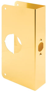 Prime-Line U 9541 Lock & Door Reinforcer, Brass