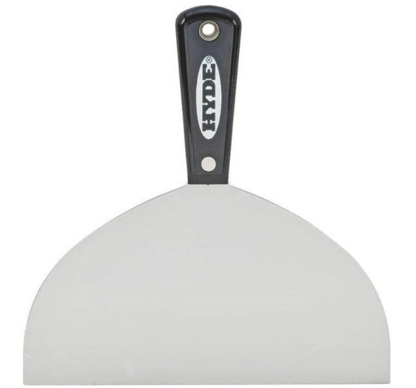 Hyde 02990 Flexible Joint Knife, 8", Black & Silver