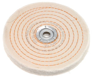 Dico Products 527-40-6 Spiral Sewed Polishing Buffing Wheel, 6"