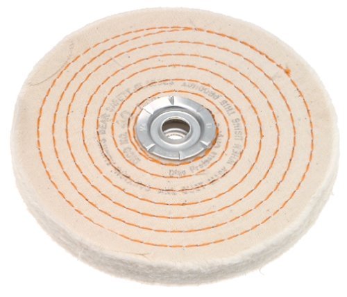 Dico Products 527-40-6 Spiral Sewed Polishing Buffing Wheel, 6"