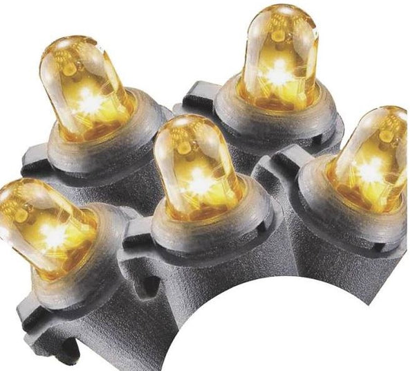 Holiday Basix U14E210A LED Dome Light Set, Orange, 50 Lights