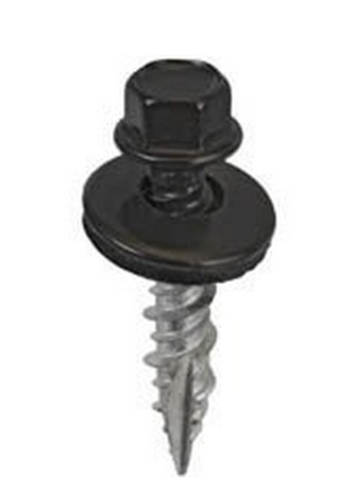 Acorn International SW-MW1BK250 Metal Building Screws 1" Black