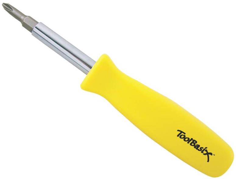 Toolbasix CC922 6-in-1 Screwdriver with Plastic Handle