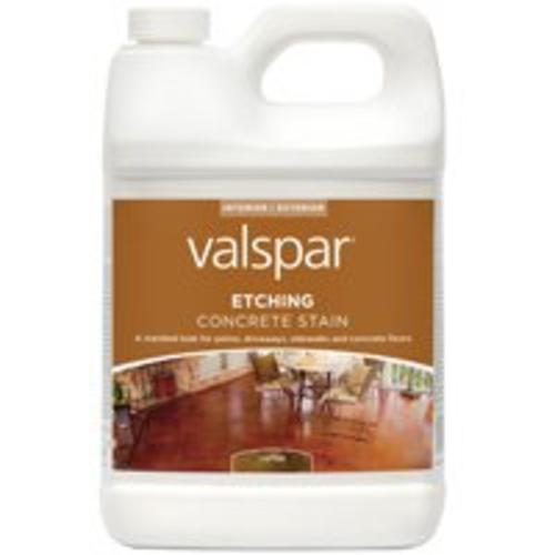 Valspar 82071 Etching Concrete Stain 1 Gallon, Coffee