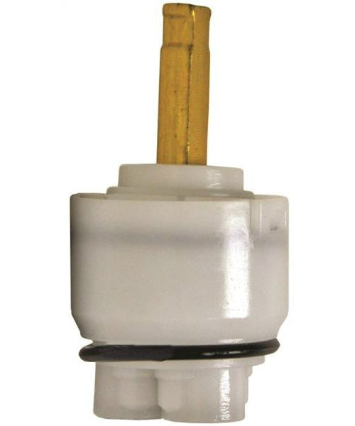Danco 88739 Single-Handle Faucet Cartridge, 1.51 Dia, Plastic, Brass, White