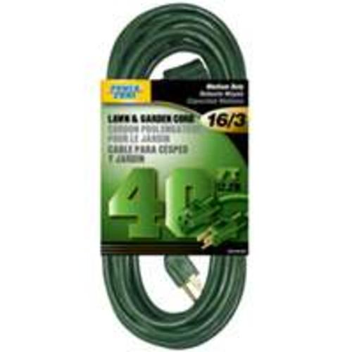 Power Zone OR880628 Green Extension Cord 40&#039;