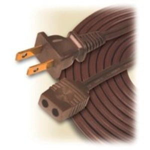 Coleman Cable 0295 Household Appliance Cord, Brown, 18/2 x 6'