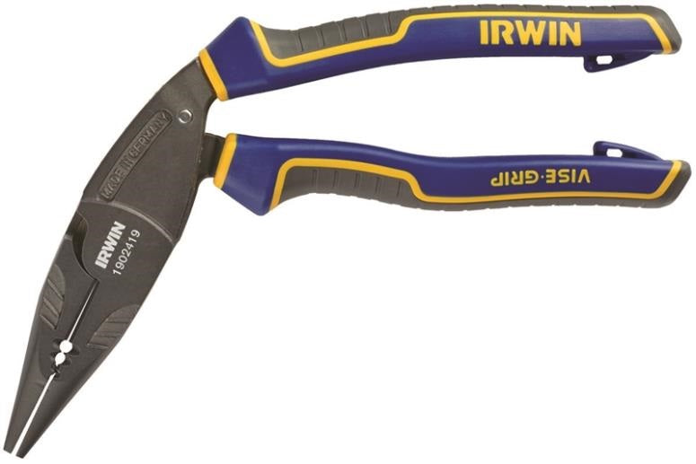 Irwin 1902419 Vise-Grip Ergomulti Long Nose Plier, 8"