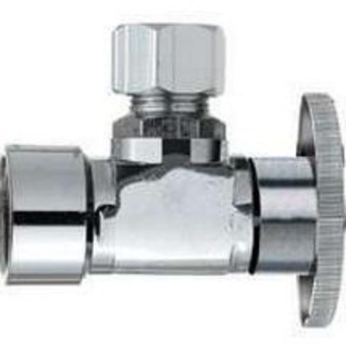 Plumb Pak PP20050LF Quarter Turn Angle Valve, 3/8"Fip x 3/8"Od