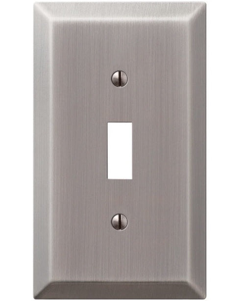 Amerelle 163TAN 1 Toggle Wall Plate, Antique