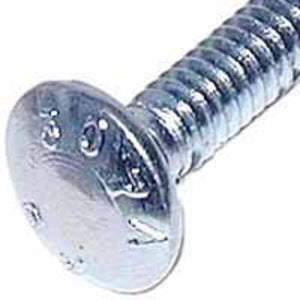 Midwest 05513 Galvanized Carriage Screw, 3/8-16X7