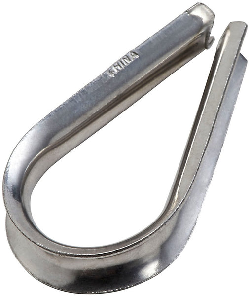 National Hardware N830-306 Rope Thimble, Stainless Steel, 3/16"