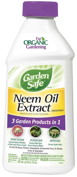 Garden Safe HG-93179 Neem Oil Extract Concentrate, 16 fl oz