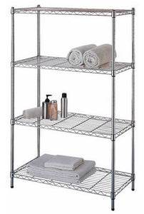 Simple Spaces SS-JR0404-WH 4 Tier Shelf, White