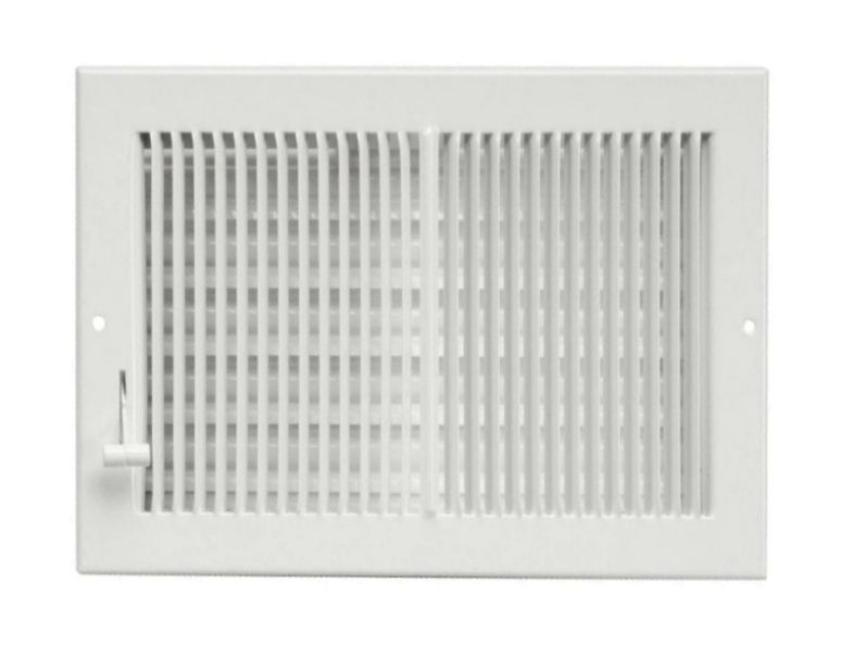 Imperial RG0299 Multi-Shutter Wall Register, White, 12" x 6"