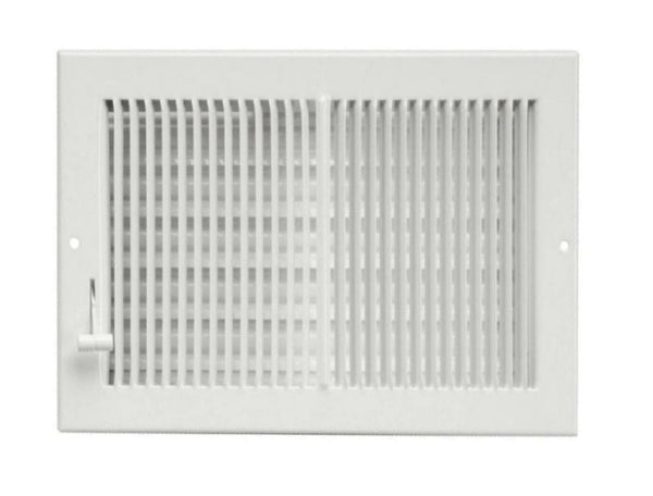 Imperial RG0299 Multi-Shutter Wall Register, White, 12" x 6"
