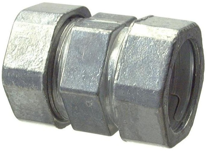Halex 02401B Electrical Metallic Tube Compression Coupling, 3/4"