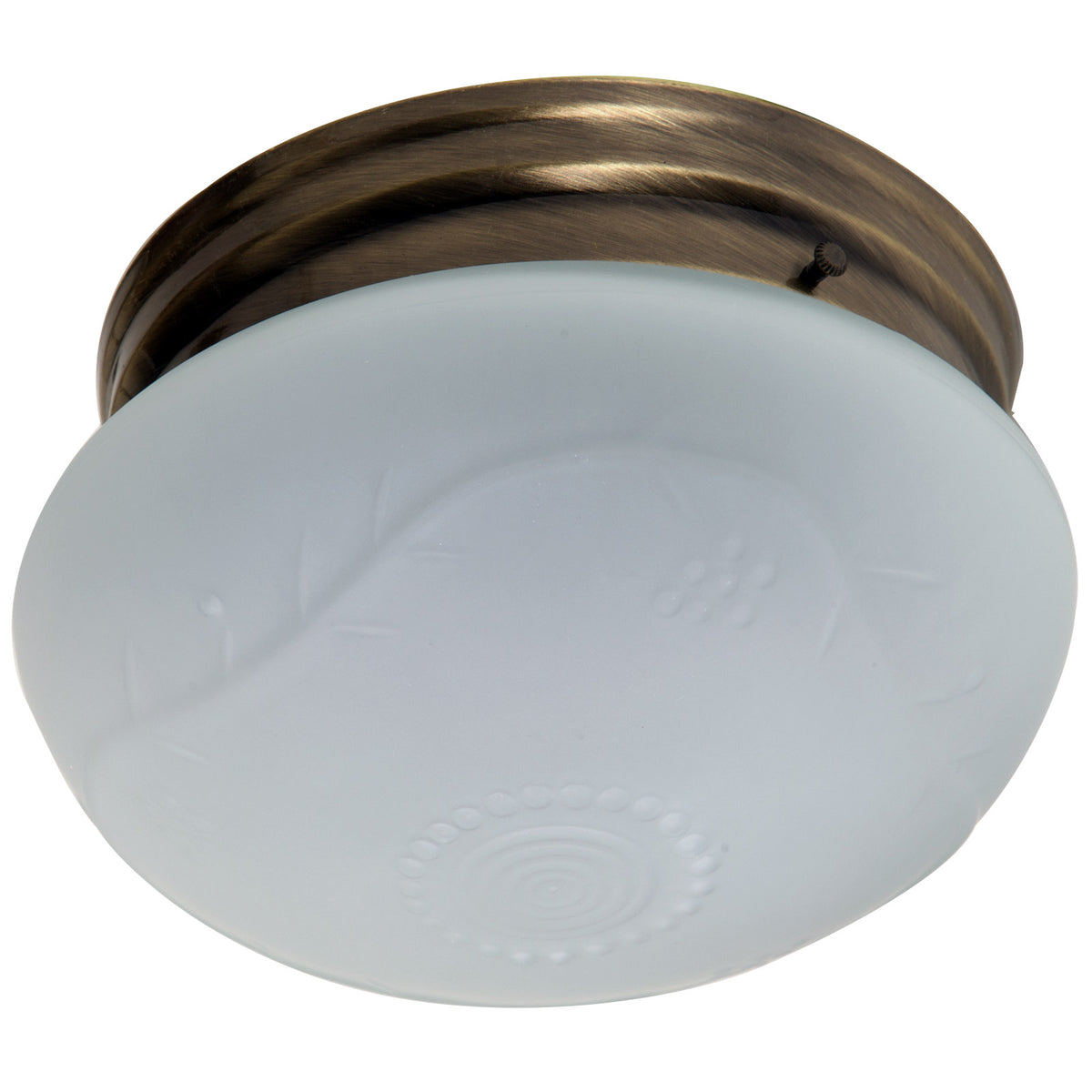 Boston Harbor B002Q37KBQ Flush Ceiling Light Fixtures, Antique Brass