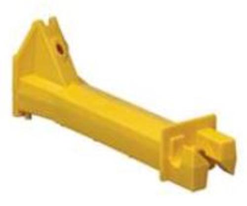 Red Snap&#039;R IW5XNY-RS/YWPX25N Wood Post Extender Insulator, 5", Pack of 25