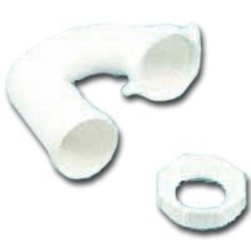 Plumb Pak PP20662 J-Bend Repair Trap, 1-1/2", White