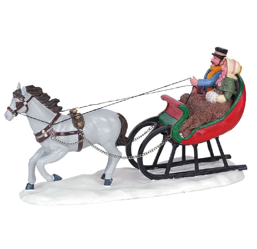 Lemax 63571 Christmas Table Accent Sleigh Ride, 5.43"