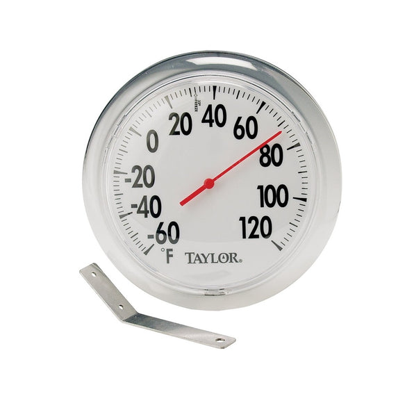 Taylor 5630 Metal Dial Thermometer, Indoor/Outdoor, 6"